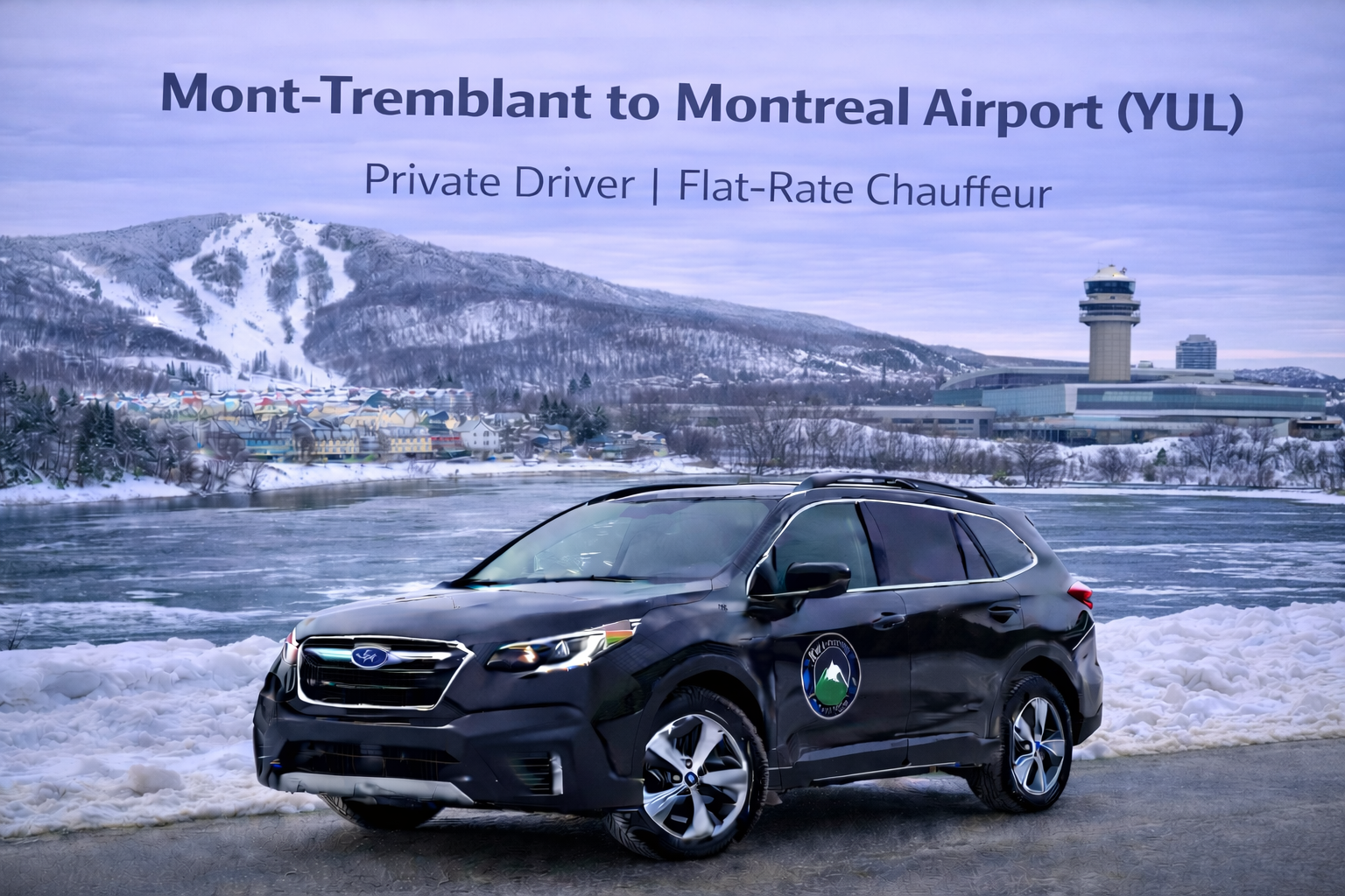 Private driver from Mont-Tremblant to Montreal Airport YUL